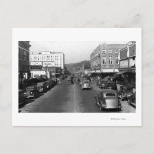 Postal Aberdeen, WA - vista de la calle de Wishkan