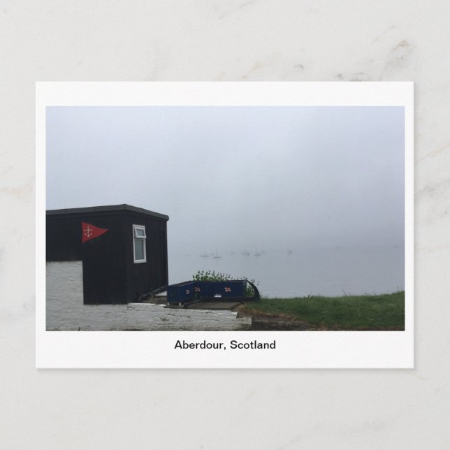 Postal Aberdour Harbour Hut (Anverso)