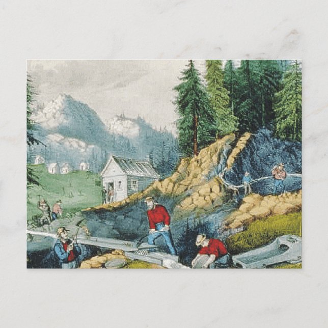 Postal ABH California Gold Rush (Anverso)
