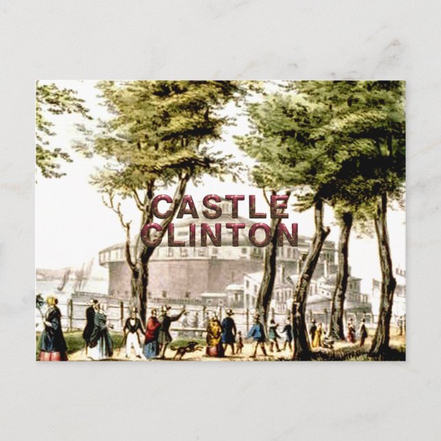 Postal ABH Castle Clinton (Anverso)