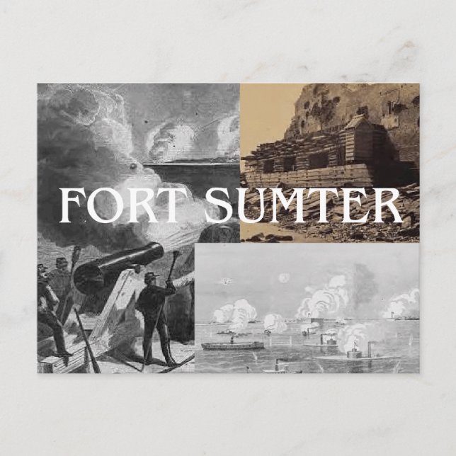 Postal ABH Fort Sumter (Anverso)