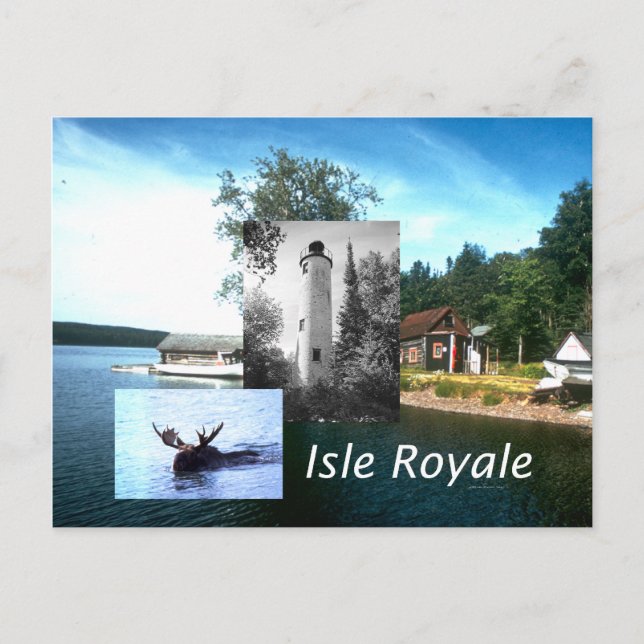 Postal ABH Isle Royale (Anverso)