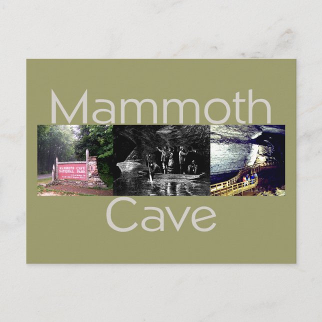 Postal AbH Mammoth Cave (Anverso)