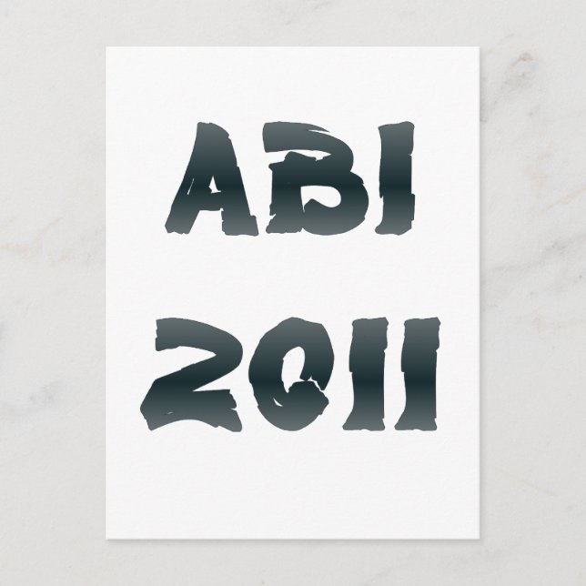 POSTAL ABI 2011 (Anverso)
