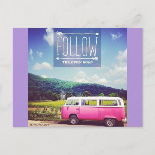 Postal “Abierto Road "