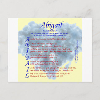 Postal Abigail Acrostic