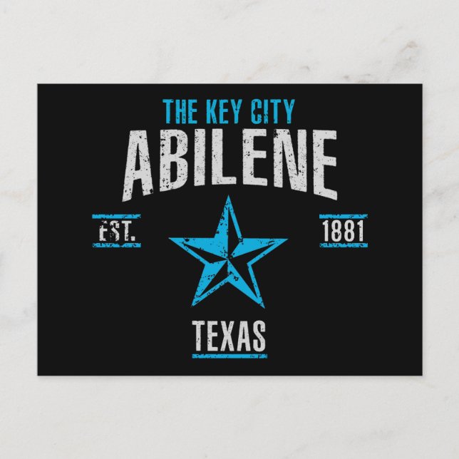 Postal Abilene (Anverso)