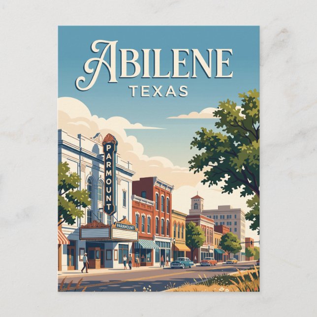 Postal Abilene, Texas (Anverso)
