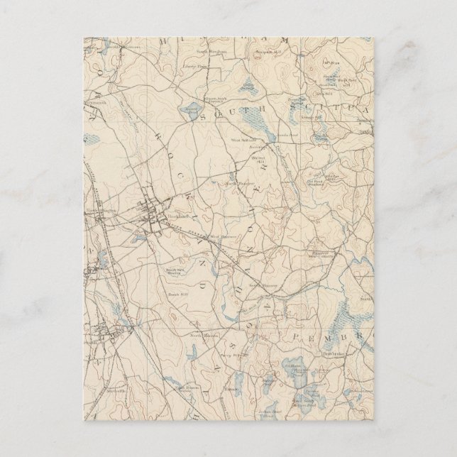 Postal Abington, Massachusetts (Anverso)