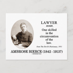 Postal Abogado (Ambrose Bierce The Devil's Dictionary)