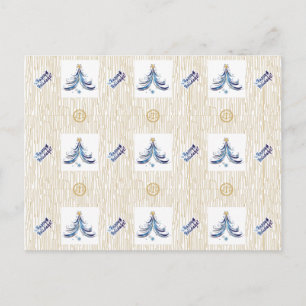 Postal Abogado - Elegante árbol de Navidad