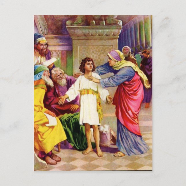 Postal About His Father's Business (Anverso)