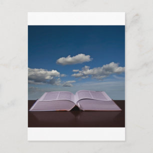 Postal abra el libro