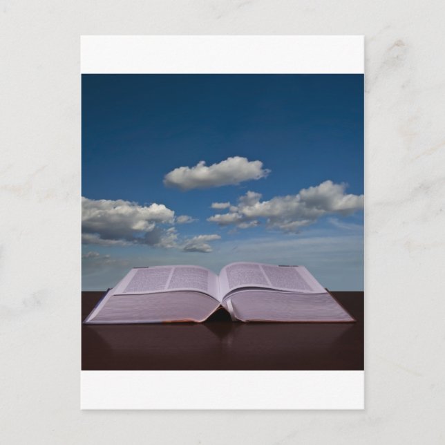 Postal abra el libro (Anverso)