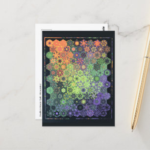 Postal Abracadabra Quilt Postcard