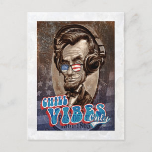 Postal Abraham Chillincoln Lincoln Music Auriculares