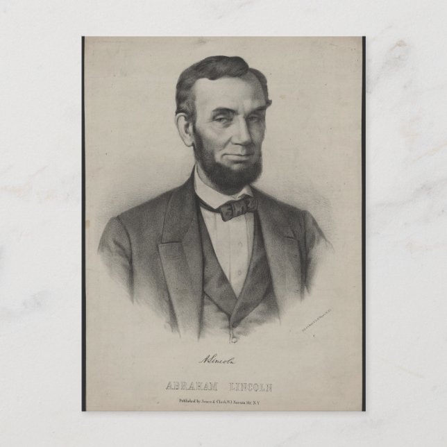 Postal Abraham Lincoln (Anverso)