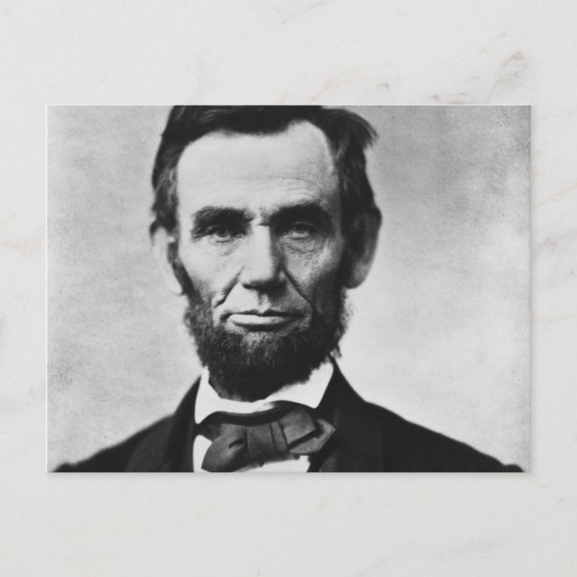 Postal Abraham Lincoln (Anverso)