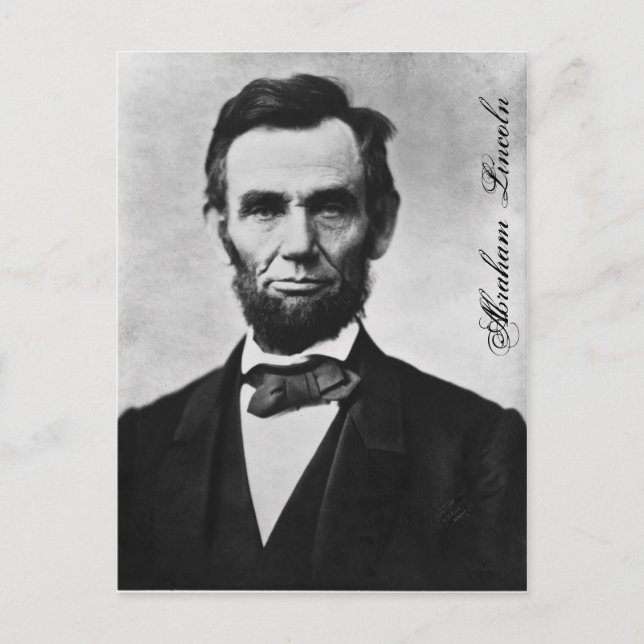 POSTAL ABRAHAM LINCOLN (Anverso)