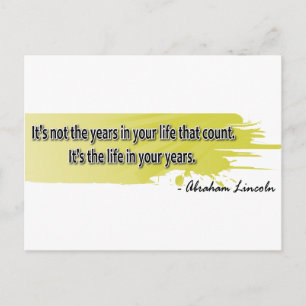 Postal Abraham Lincoln