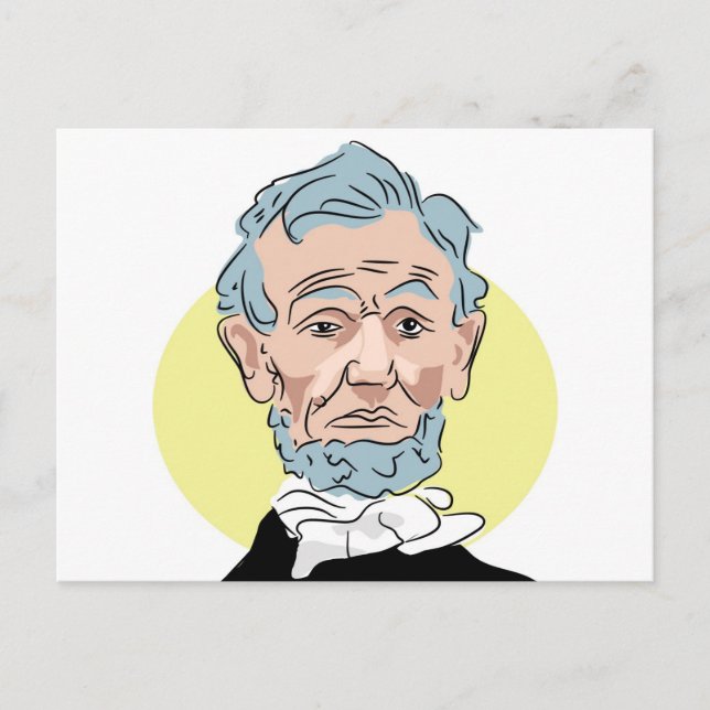 Postal Abraham Lincoln (Anverso)