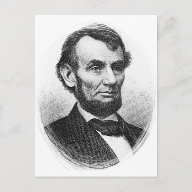 Postal Abraham Lincoln (Anverso)