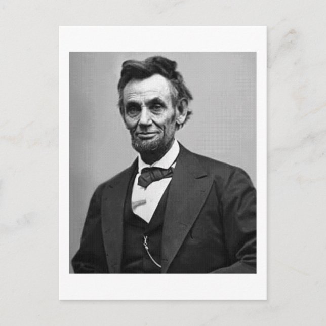 Postal Abraham Lincoln (Anverso)
