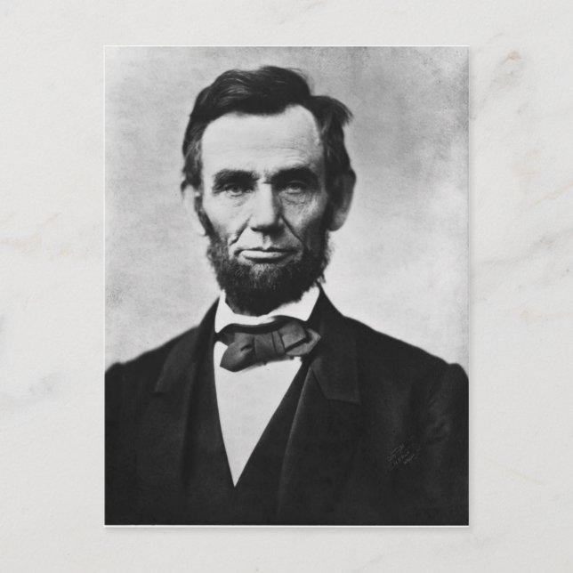 Postal Abraham Lincoln (Anverso)