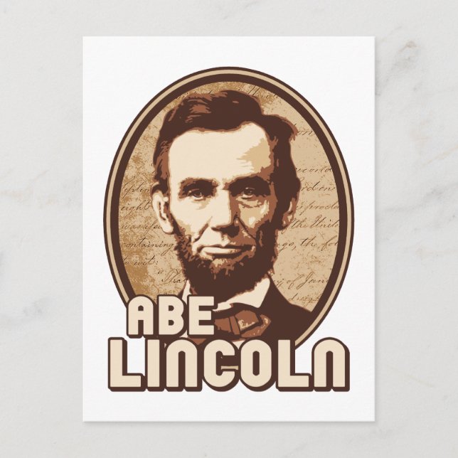 Postal Abraham Lincoln (Anverso)