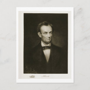 Postal Abraham Lincoln, 16º presidente de Estados Unidos