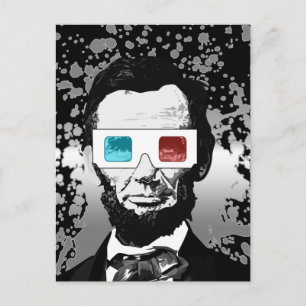 Postal Abraham Lincoln - 3D
