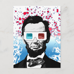 Postal Abraham Lincoln - 3D