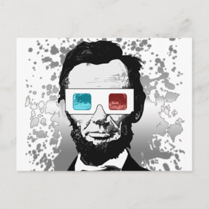 Postal Abraham Lincoln - 3D (2)