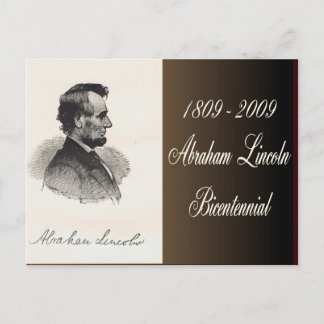 Postal Abraham Lincoln Bicentenario Conmemorativo