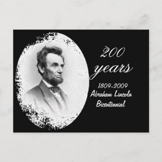 Postal Abraham Lincoln Bicentenario Conmemorativo