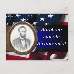 Postal Abraham Lincoln Bicentenario Conmemorativo