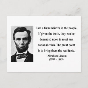 Postal Abraham Lincoln Cita 14b