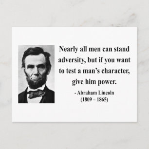 Postal Abraham Lincoln Cita 6b