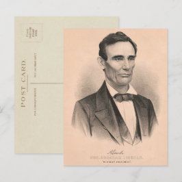 Postal Abraham Lincoln Eligió al Presidente 1860