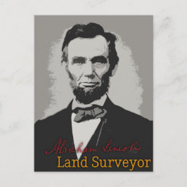 Postal Abraham Lincoln Land Surveyor