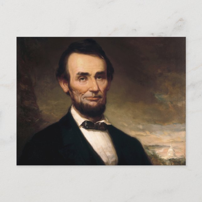 Postal Abraham Lincoln por George H Story (Anverso)