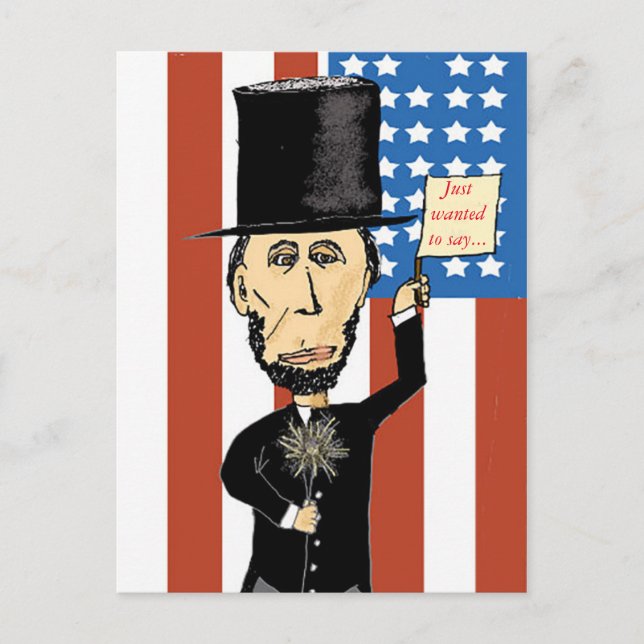 Postal Abraham Lincoln Postcard (Anverso)