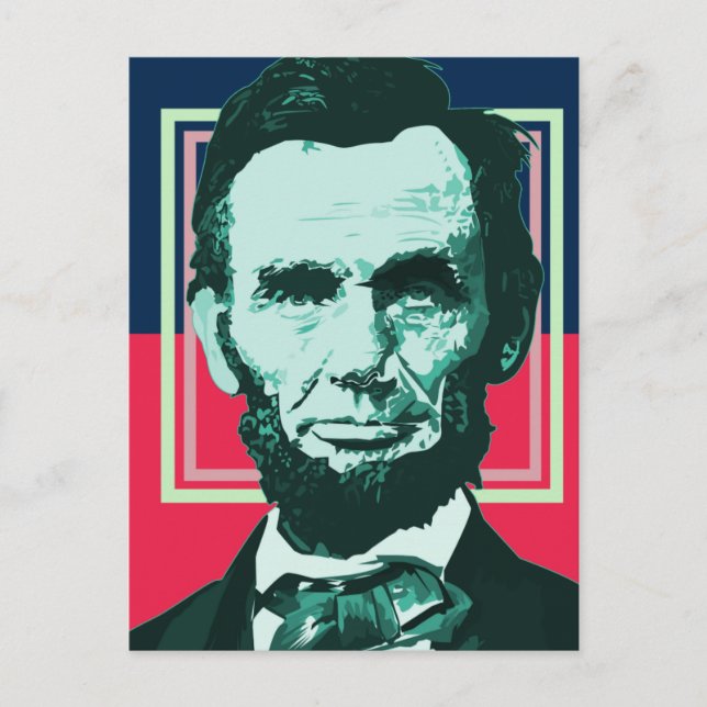 Postal Abraham Lincoln - Retro (Anverso)