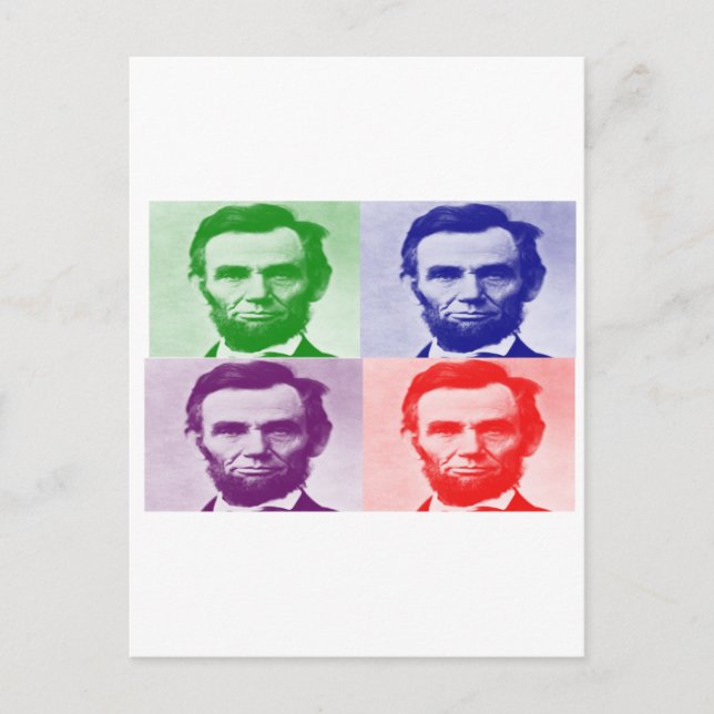 Postal Abraham Lincoln T-Shirts & Gifts (Anverso)