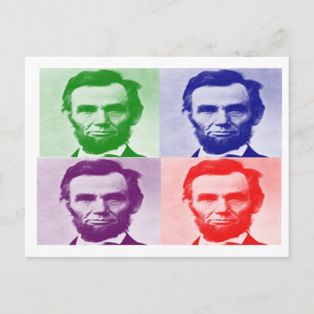 Postal Abraham Lincoln T-Shirts & Gifts (Anverso)