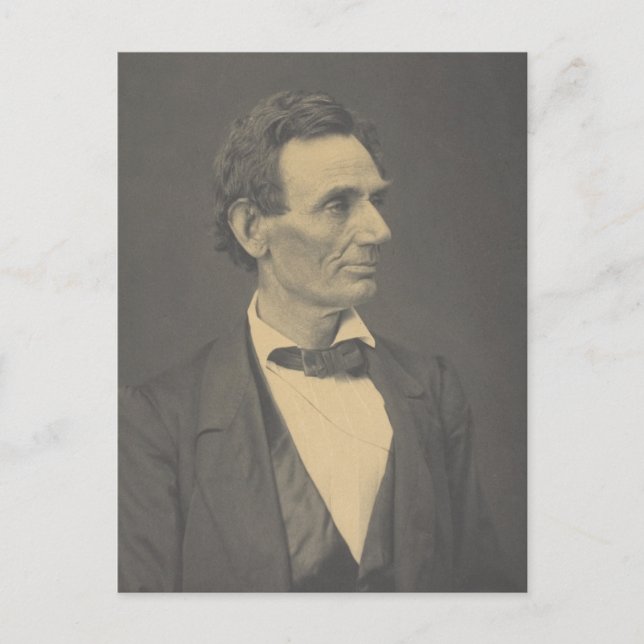 Postal Abraham Lincoln, Vintage Springfield, Illinois (Anverso)
