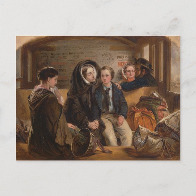 Postal Abraham Solomon The Parting CC0197 Postcard (Anverso)