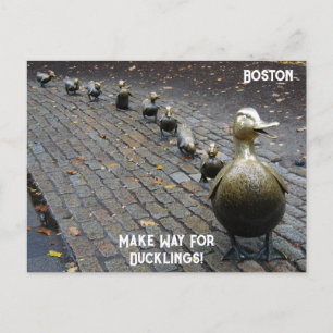 Postal ¡Abran paso a los patitos!