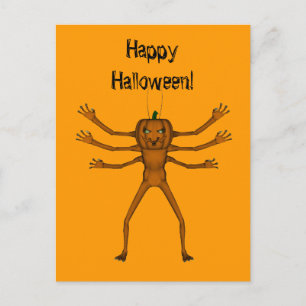 Postal Abrazando a Halloween Critter