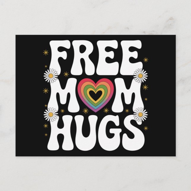 Postal Abrazo de Mamá Gratis Transgénero Lesbiana Gay Org (Anverso)